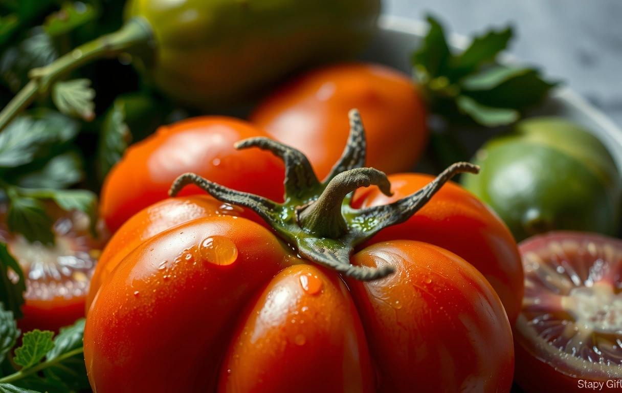 Ingredientes frescos mediterráneos